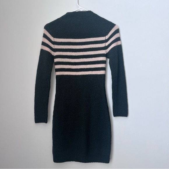 Charlotte Russe Y2K Vintage Striped Mini Sweater Dress Size Small - Picture 5 of 5
